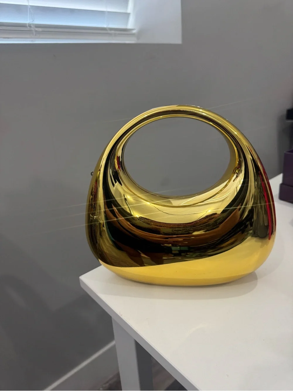 🆕 Gold Metallic Purse